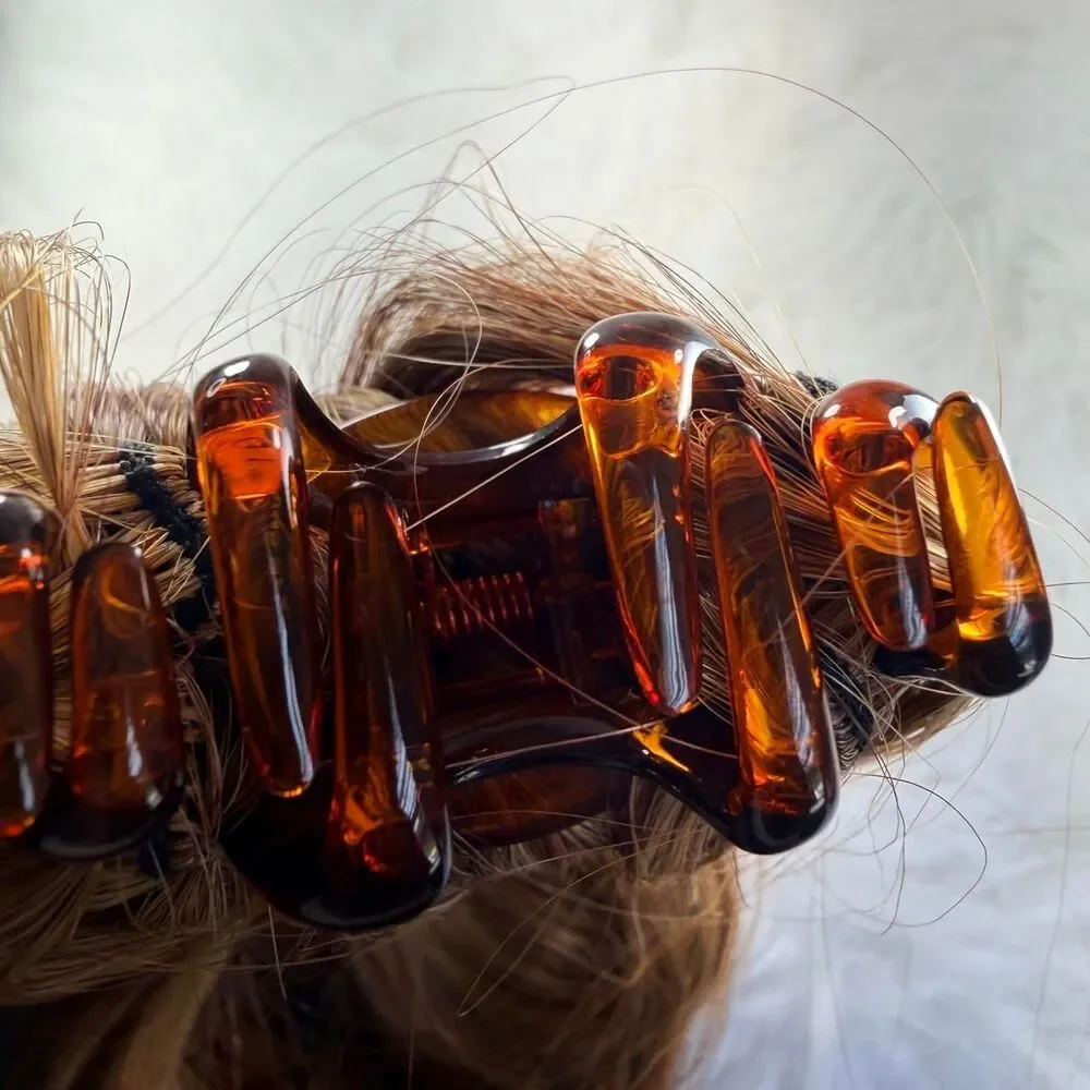 Unbranded Women's Brown and Gold Hair-accessories